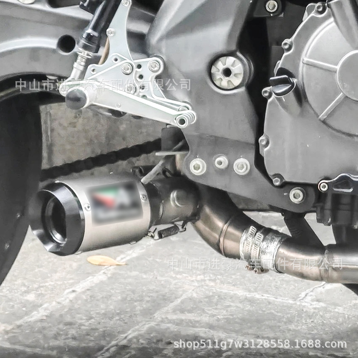 Suitable for Motorcycle Exhaust Pipe Modification, Original Factory Direct Sales Ar Short Tail Section Exhaust Pipe, Ar Exhaust Pipe Non-Destructive Installation