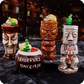 酒吧tiki杯夏威夷创意酒吧提基鸡尾酒杯个性酒杯图腾杯Tiki Mug