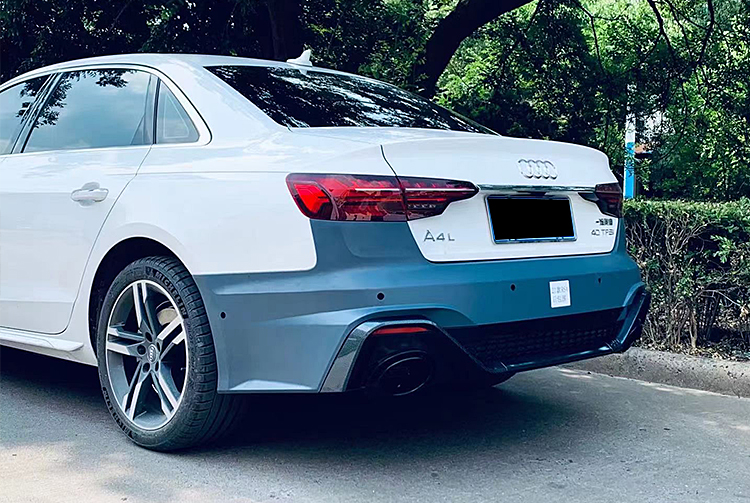 Suitable for New and Old Audi Models. Modified Front Bumper, Large Surround, Rear Bumper, Grille, and Rear Lip
