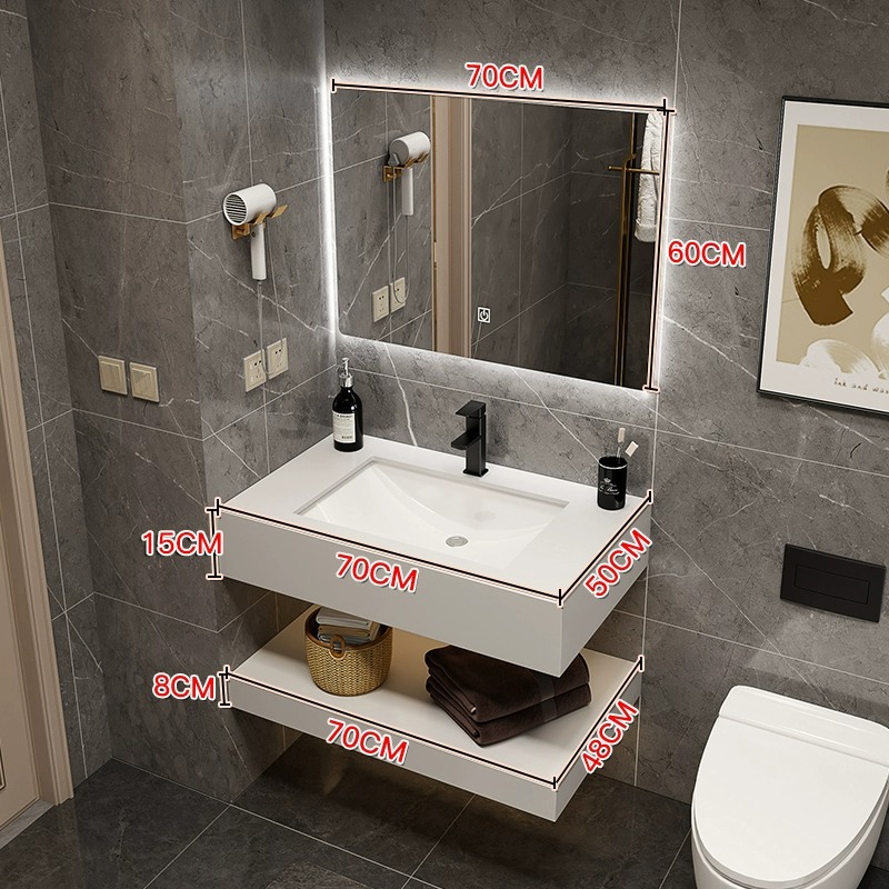 70cm con espejo cuadrado inteligente