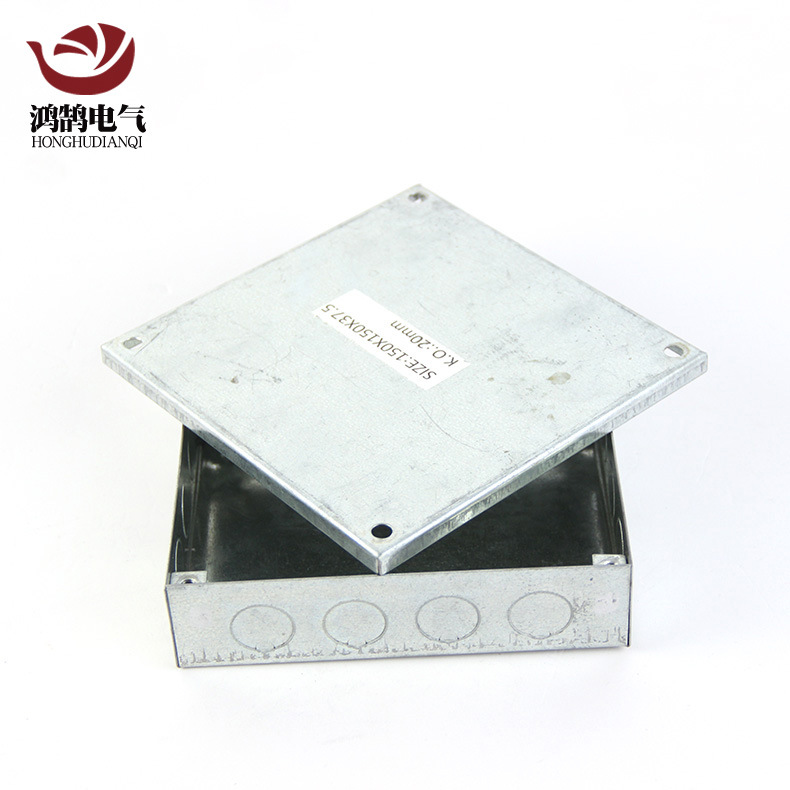 镀锌接线盒金属预埋盒封闭式接线盒批发电缆分线盒人防密闭接线盒