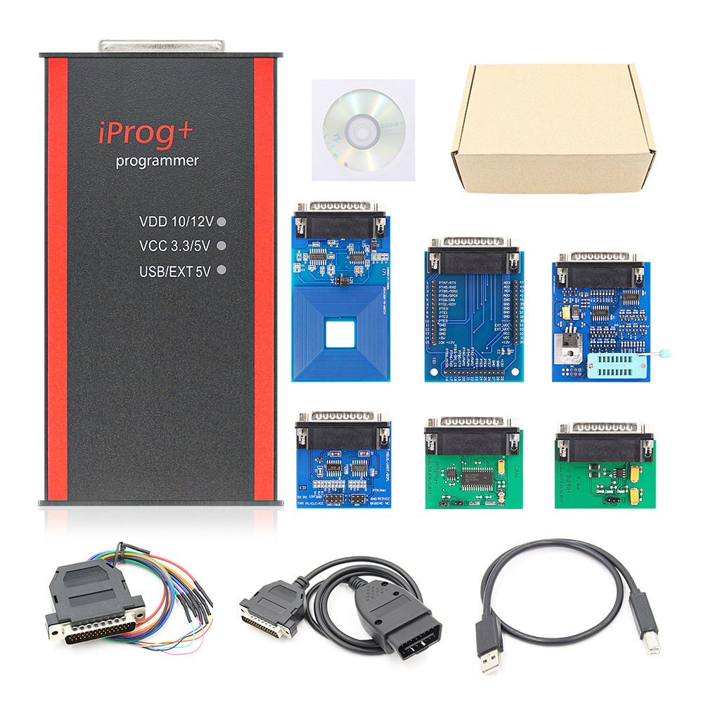 Iprog+ Pro V87 ECU tool 可替代 carprog 汽车ecu编程仪 6模块