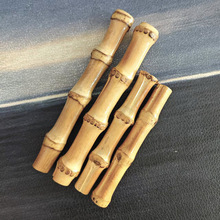 厂家批发竹制品diy竹根把手竹棒特色古风餐具配件餐具竹柄把手