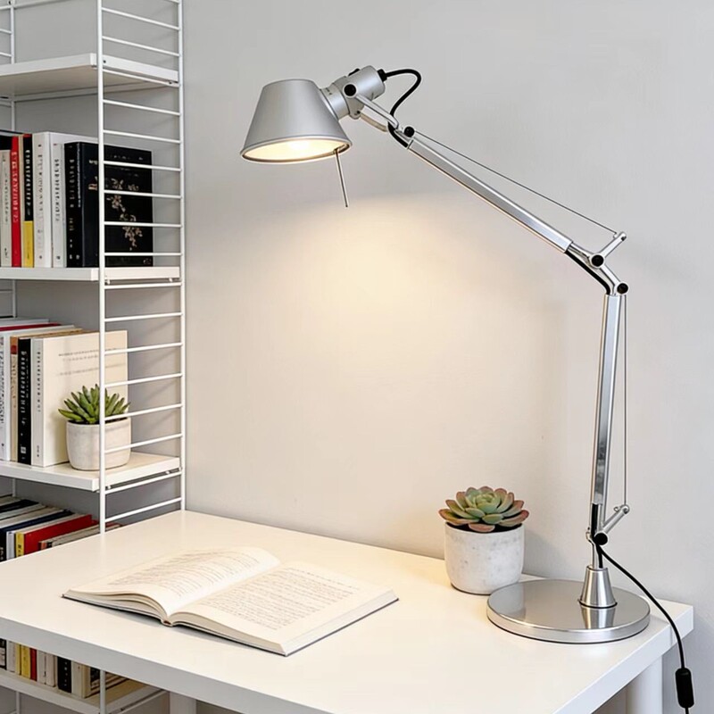 Italian Tolomeo Mechanical Arm Desk Lamp with Adjustable Arm for Office Desk, Study, Eye Protection, and Reading Italian Tolomeo Mechanical Arm Desk Lamp with Adjustable Arm for Office Desk, Study, Eye Protection, and Reading