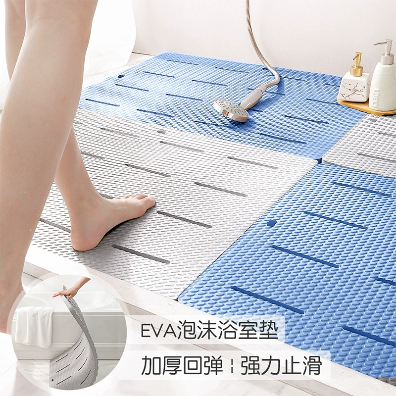 Противоскользящий коврик для ванной комнаты Коврик для сращивания пены EVA Коврик для ванной для душа в ванной Бытовой Гидрофобный Массажный коврик для ног