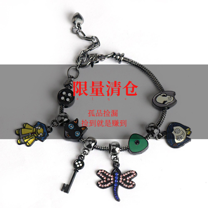 Clearance Anime Cartoon Ghost Mom Dragonfly Key Combination Pan Family DIY Bracelet Halloween Accessories