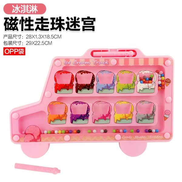 Magnetic rollerball labyrinth for ice cream, 100G