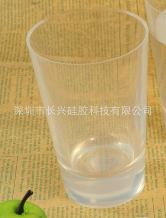 液体高透明硅胶杯 LSR 射出成型 硅胶杯子 高透明硅胶杯