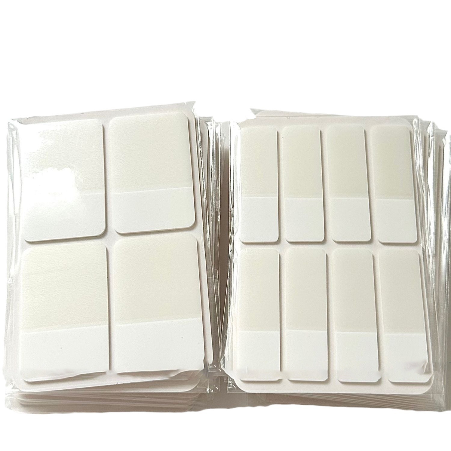 Frosted Pure White White Index Paste Small Card Case Classification Sticker Card Case Note Sticker Diy Label Sticker