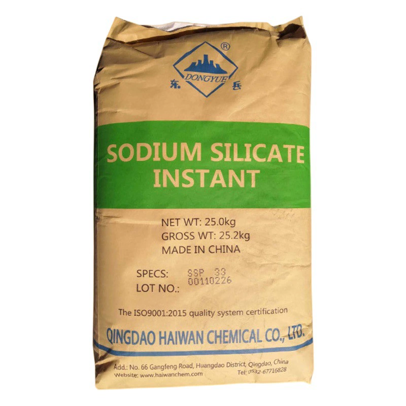 Оптовая оптовая продажа быстрорастворимого силиката натрия в порошкообразном растворимом силикате натрия для бетона с твердым пузырькощелочным растворимым силикатом натрия