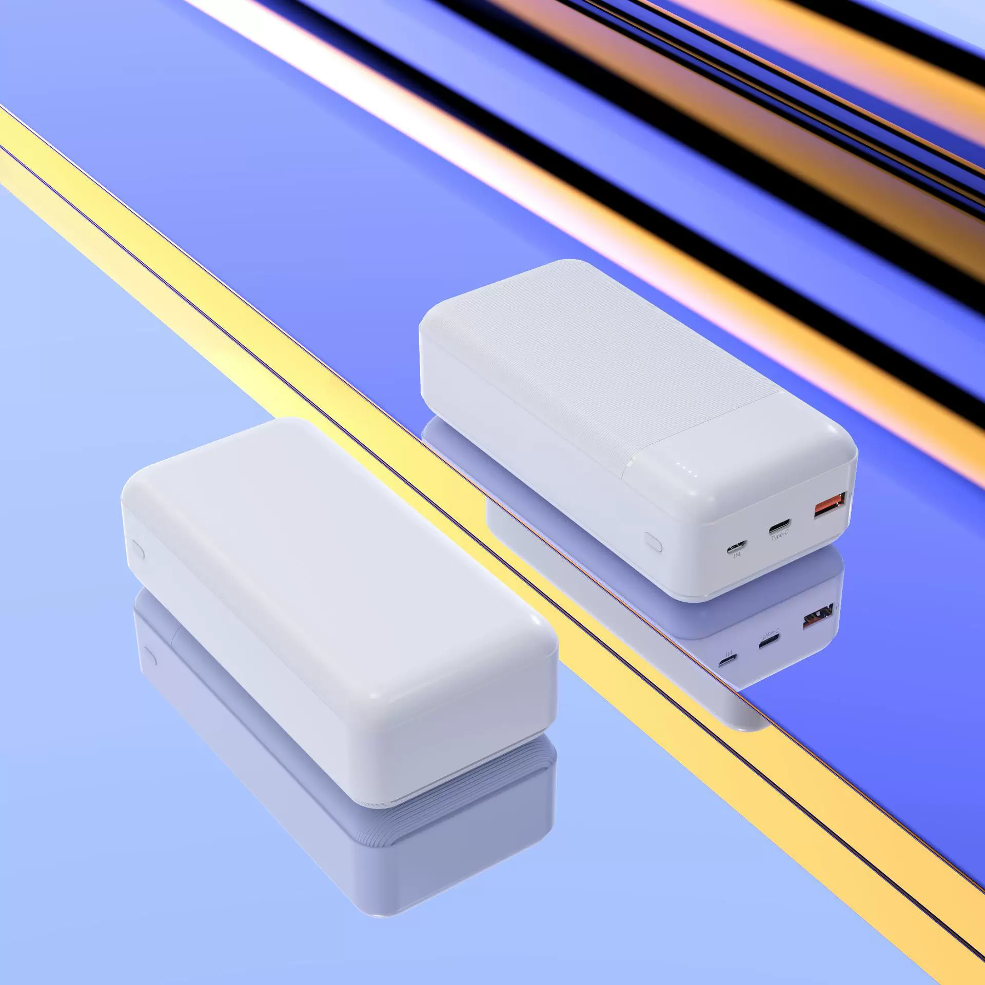 22.5W超级快充无休眠充电宝30000毫安移动电源商务礼品印LOGO批发