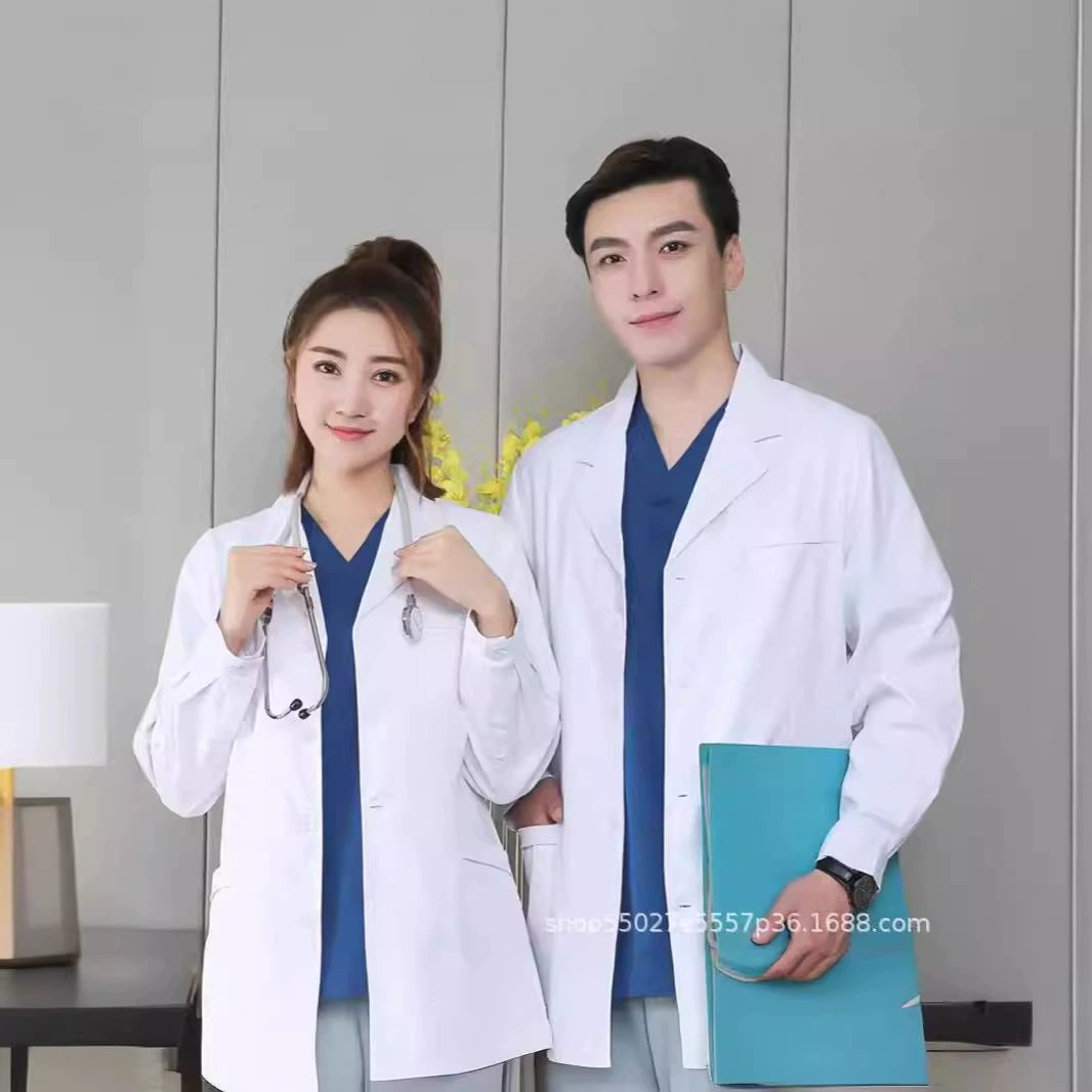 White coat, doctor uniform, overall for elementary school students