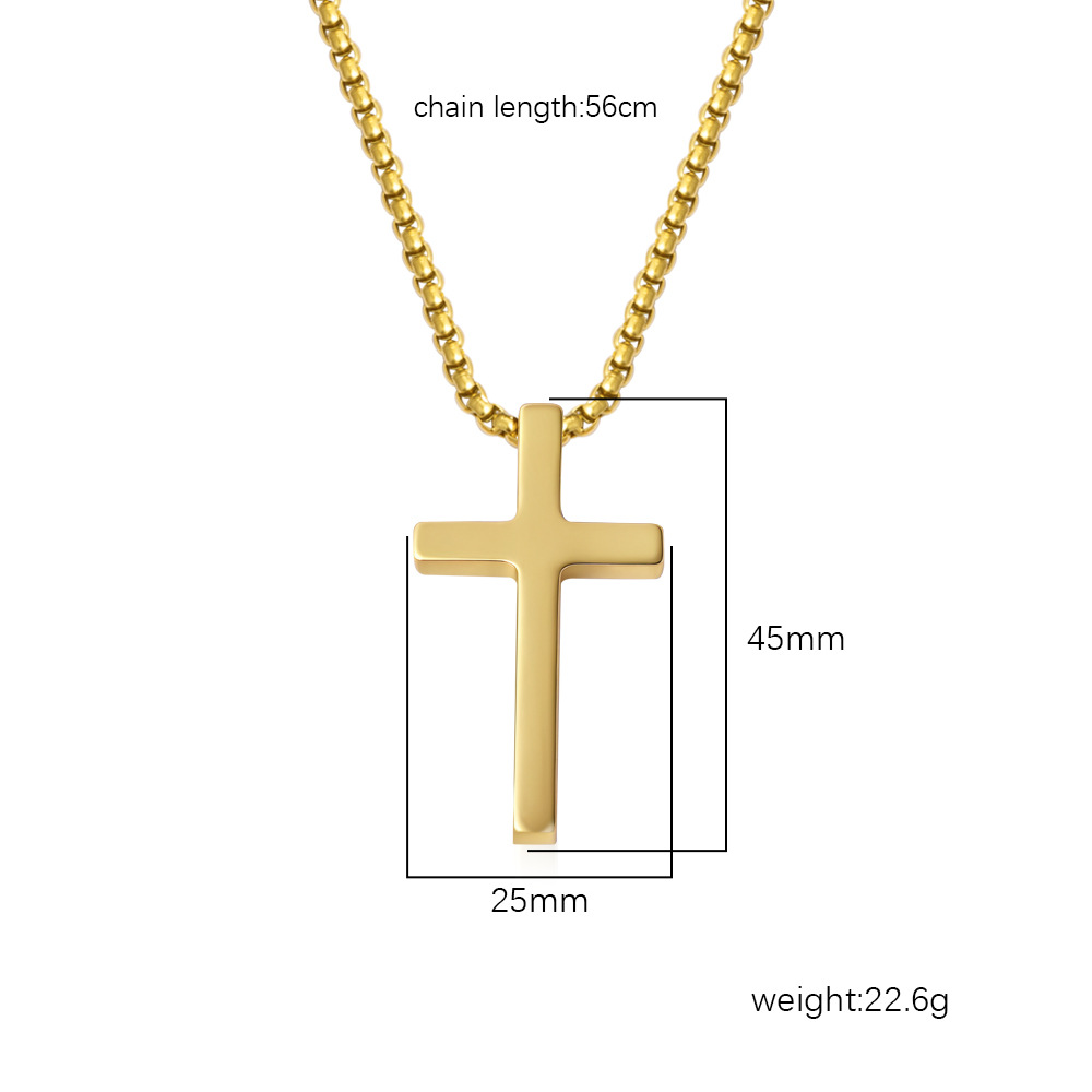 Moda transfronteriza hombre hip hop cool personalidad de colgante de acero inoxidable colgante simple joyas de textura