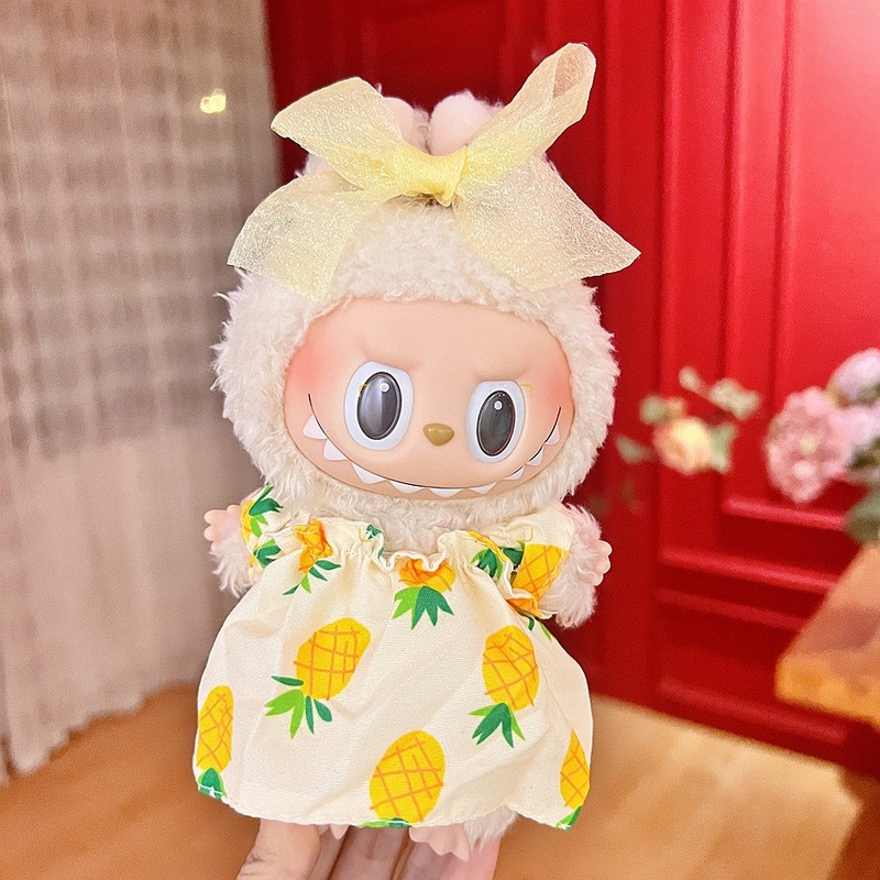 ラブブー ラブブー ベビー服 1代目、2代目、3代目 17cm ペンダント ぬいぐるみ 服セットのみに適しています。|undefined
