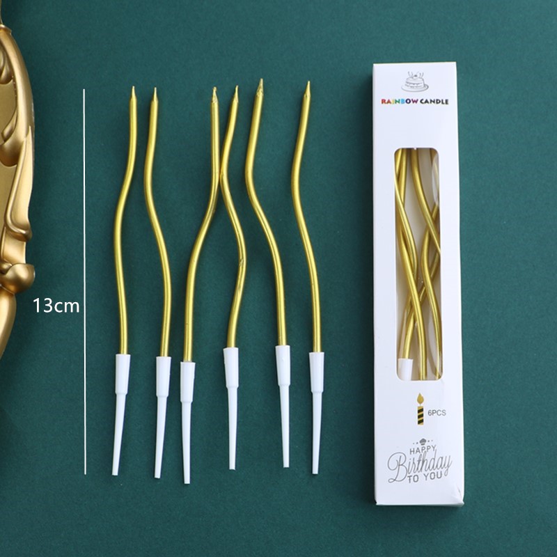 50 velas digitales de oro para el pastel de cumpleaños en caja independiente plata curva decoración de mesa de postres