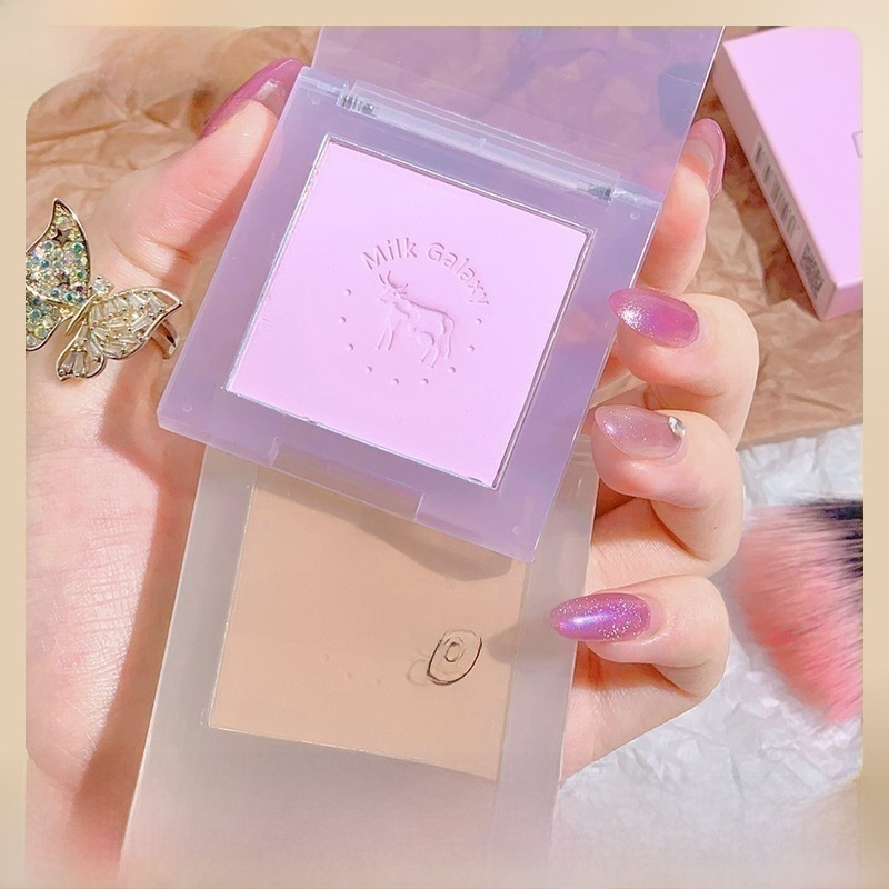 xixi milk Star River soft mist blush monochrome chin purple plate matte vitality small orange nude makeup cheap repair portable