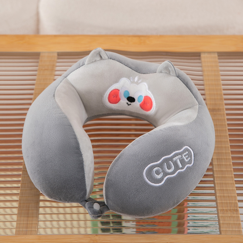 かわいいカラーブロックホッジU枕シリーズ かわいいカピバラ オフィス昼寝枕 頸椎U字枕|undefined
