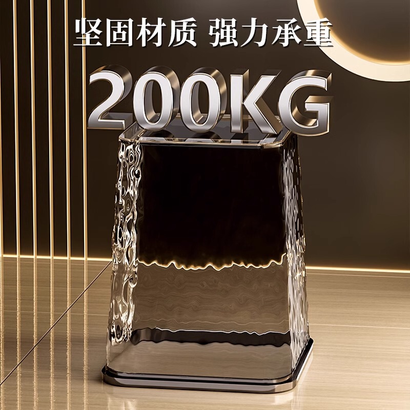 高級トイレトイレ大容量新型バレル軽贅沢2025ゴミ箱家庭用寝室リビングキッチン透明|undefined