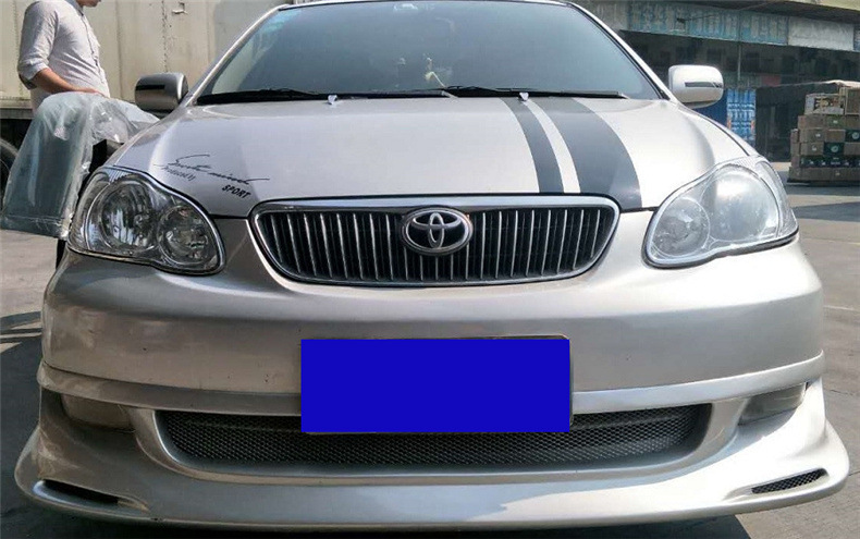 Suitable for 04-09 Toyota Corolla Small Body Kit, Modified Size, Dedicated Front Lip, Rear Lip, and Side Skirts
