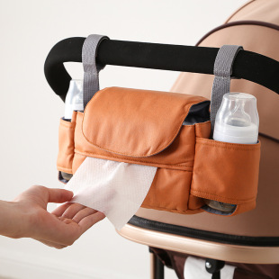 Baby Car Hanging Bag Storage Bag Trolley Hanging Bag Mummy Bag Storage Hanging Bag Baby Trolley Bag Universal Storage Basket Frame