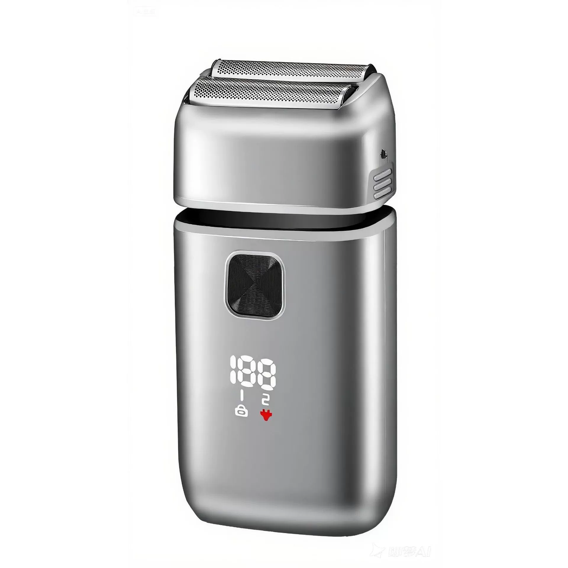 Глобальная USB зарядка 2-в-1 бритва для голых голов, электрическая бритва, мужская бритва, цифровой дисплей, водонепроницаемая бритва