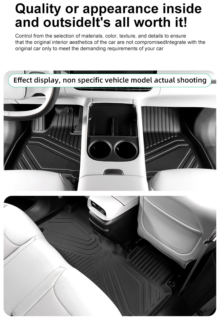 Suitable for 25 Geely Ex2 Car Models, Tpe Car Mats, All-Weather, Vehicle-Specific Mats, Cross-Border