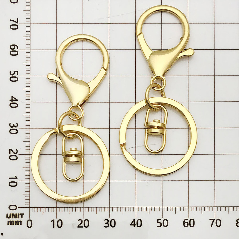 1 個 25/30 ミリメートルキーリングチェーンマルチカラーオプションキーホルダー鉄キーリング diy 基本ジュエリーアクセサリー|undefined
