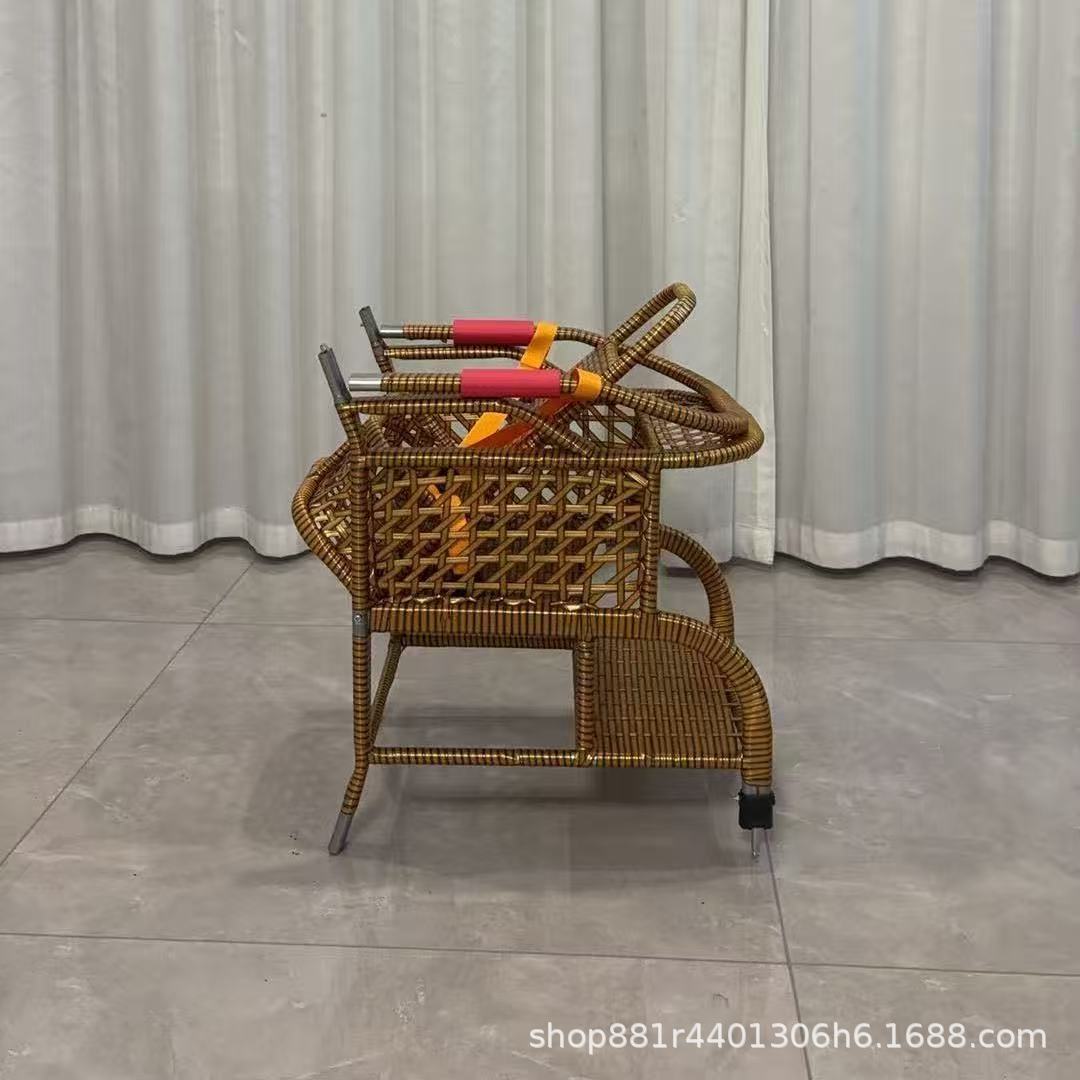 Carriola de Bebé Reclinable de Tubo Galvanizado, Ligera con Doble Amortiguación para Uso Interior y Exterior image 10