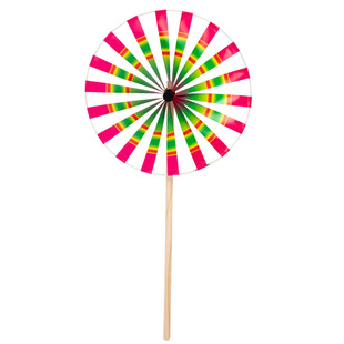 Children's Colorfulful Small Windmill Decoration Outdoor Rotating Car Colorfulful Ornaments Large Windmill Traditional Kindergarten Toys Baby