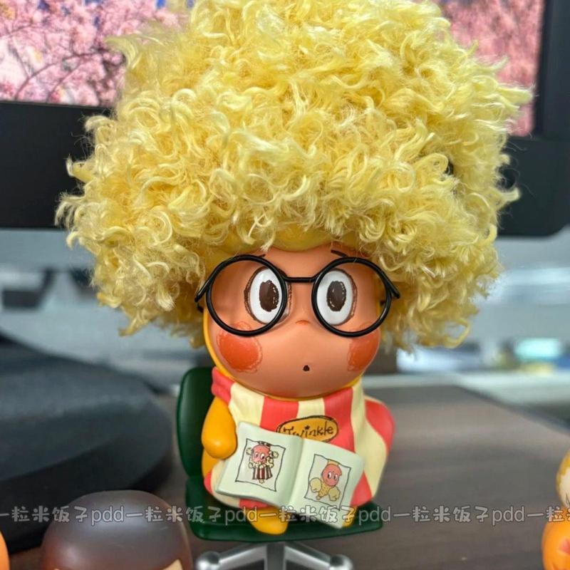 超萌星星人假发改造泰迪毛扭扭棒羊毛卷爆炸头手工diy送星星发夹|undefined