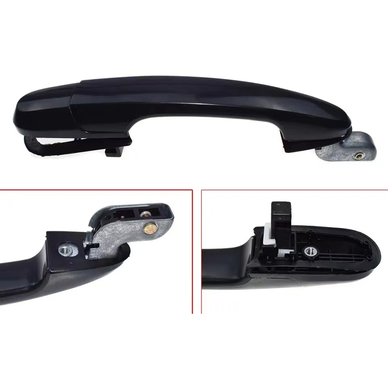 Adecuado para Hyundai Tucson 05-12 manija de puerta externa cuerpo de manija suministros de decoración cromado.