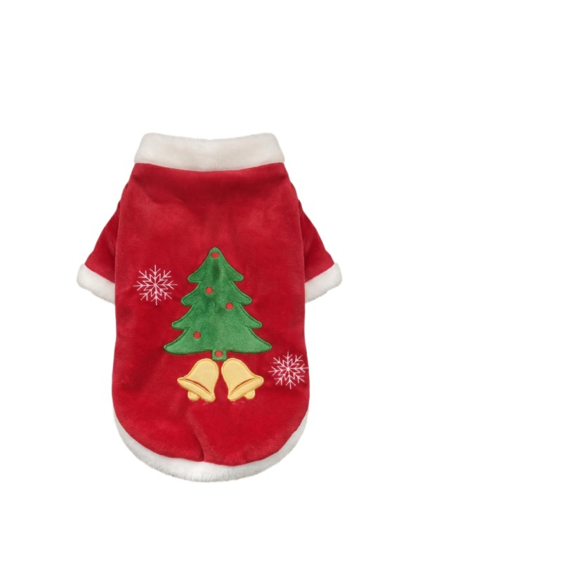 Pull de noël pour chien pull polaire chaud pour animal de compagnie_voghion.com