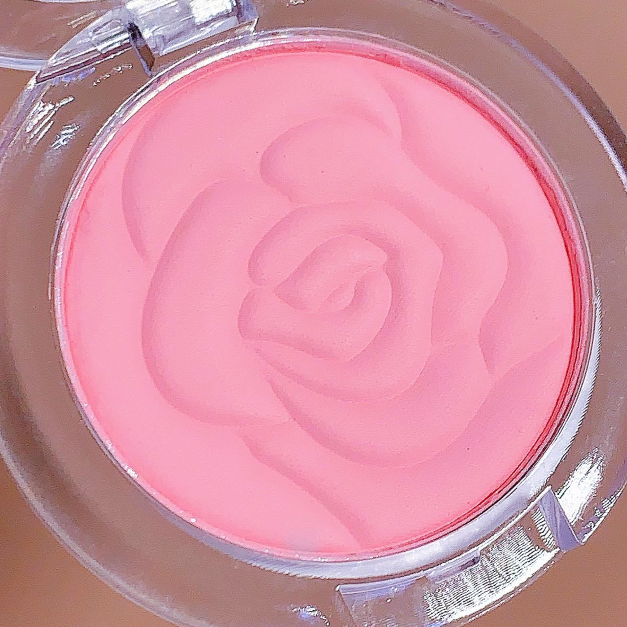 Nueva Placa De Maquillaje De Belleza Monocromática Mate Rosa Naranja Colorete Alivio Rubor Queso Rosa Mini Colorete display picture 1