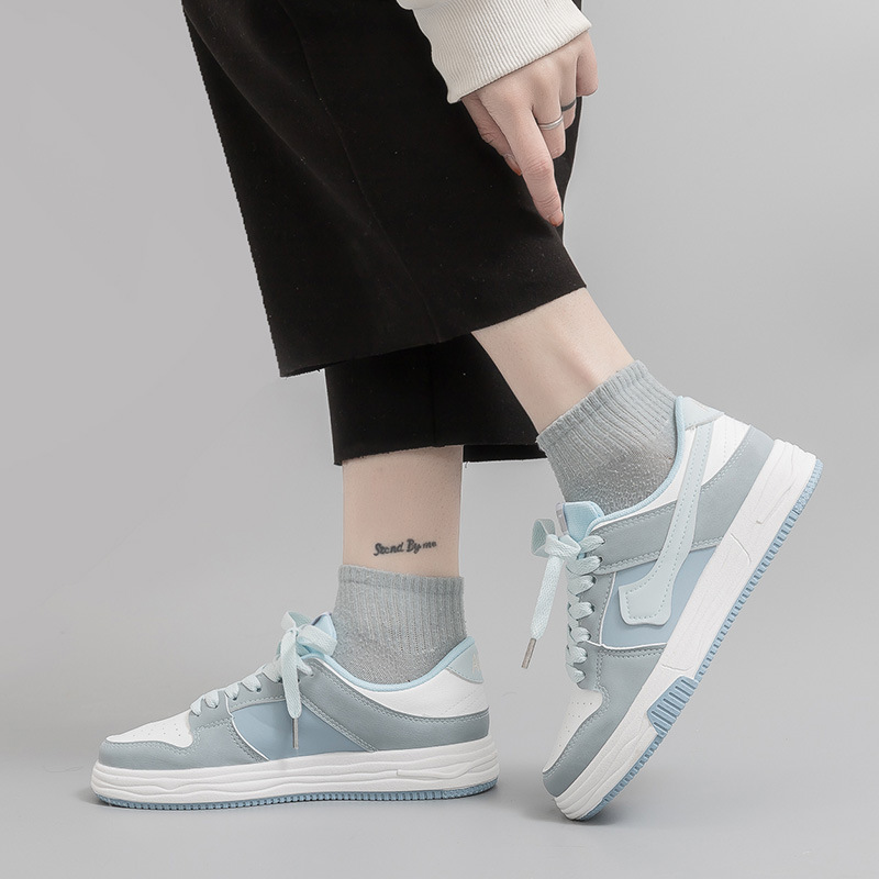 Zapatillas informales de color rosa para estudiantes, zapatos blancos de estilo coreano para mujer, zapatos deportivos informales y versátiles, a la moda, K07, 2022