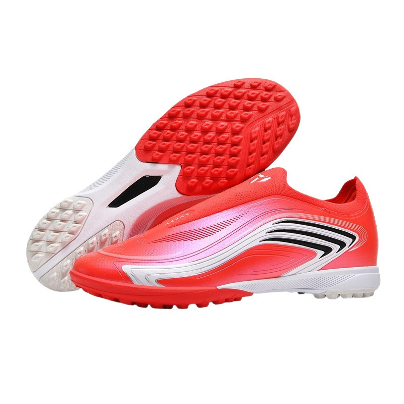 Zapatos de Fútbol de Corte Bajo con Tejido de TPU Transpirable para Césped Artificial y Natural