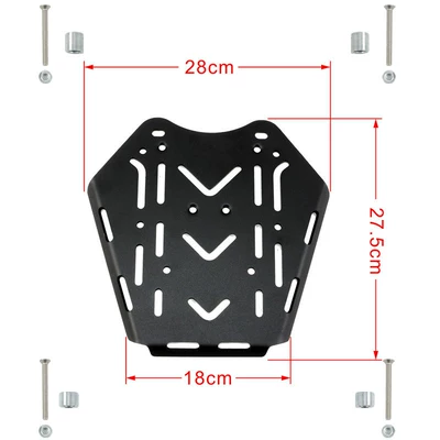 and luggage carrier bracket, Motorcycle tail