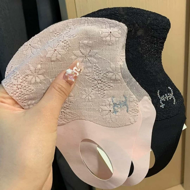 Летняя тонкая элегантная и темпераментная кружевная солнцезащитная защитная маска для глаз