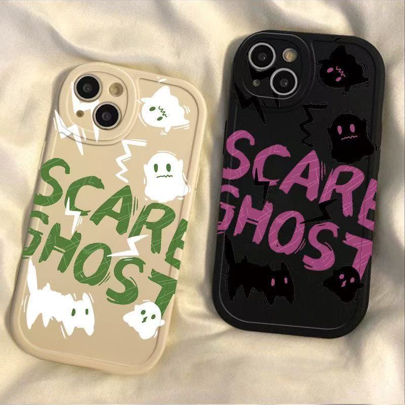 Pareja fantasma para iPhone 16 funda para teléfono móvil Europa y América Apple 14promax Japón y Corea 13/12/15/11x