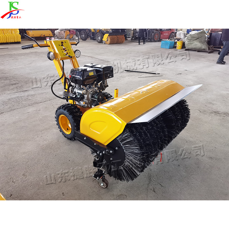 Empuje a mano pequeño removedor de nieve equipo de remoción de nieve de carretera municipal de invierno Propiedad comunitaria Escuela Máquina de remoción de nieve de carretera