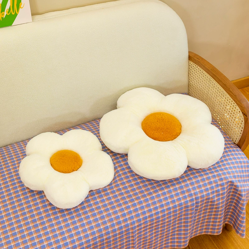 Doll, round plush soft pillow, increased thickness, flowered