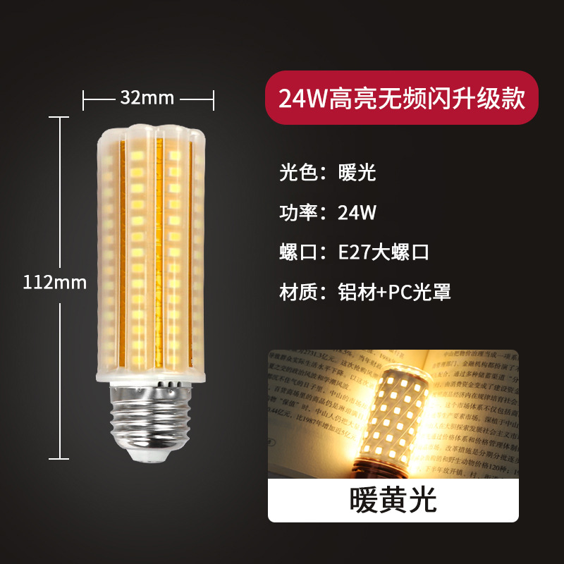 24w E27大螺口暖光