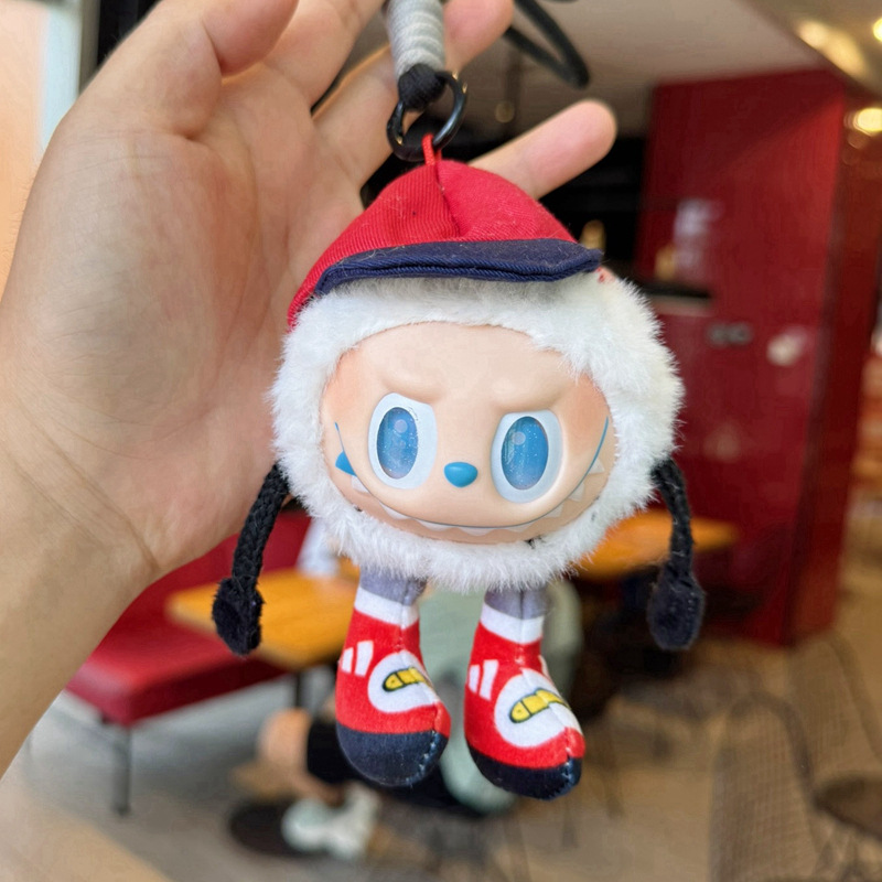 新しいクリエイティブビニールウサギマカロンぬいぐるみ人形ペンダントかわいい漫画クリエイティブキーホルダー|undefined