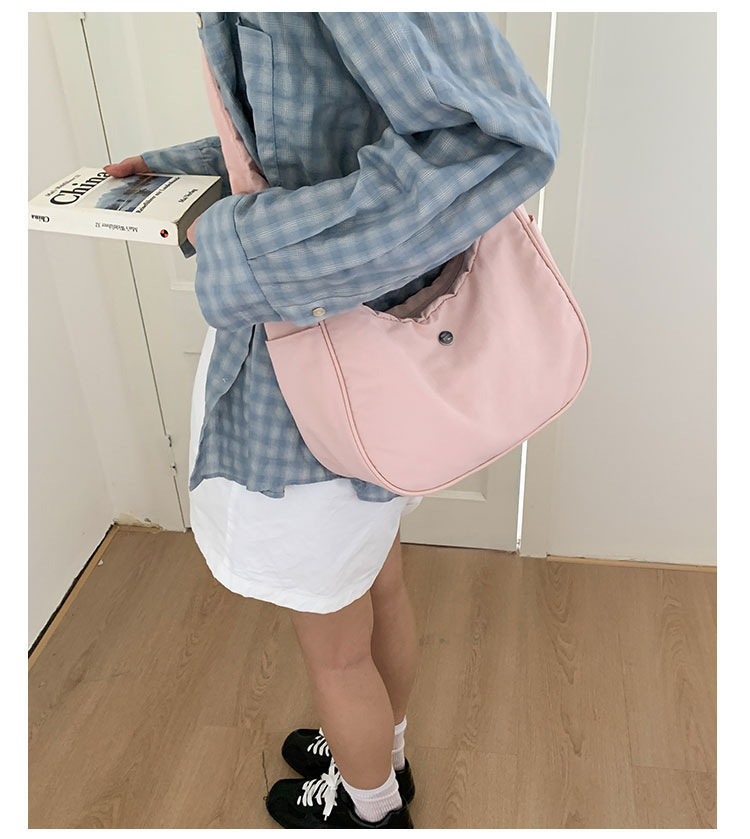 Small handbag, women's underarm bag, fashionable and casual single-shoulder bag, crossbody bag, 2025 new style for work and commuting, stylish solid color bag undefined