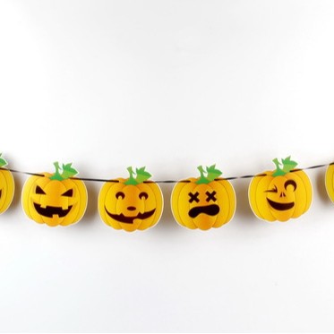 Pinjian Halloween decoración papel pull bandera centro comercial bar KTV decoración Halloween suministros pull bandera al por mayor