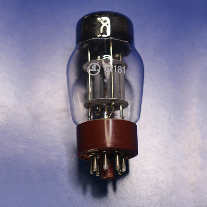 长沙曙光电子珍品胆管白色CV181 代6N8P 6SN7原装正品保一年
