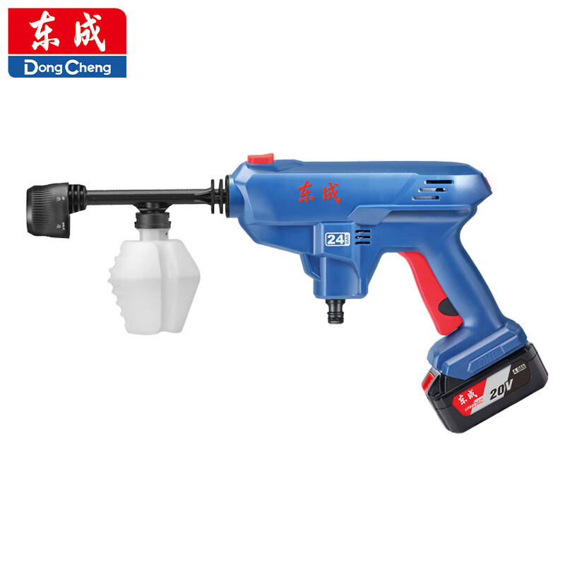 Dongcheng inalámbrico máquina de limpieza de automóviles multifuncional litio eléctrico pistola de agua de alto voltaje para cepillo de automóviles artefacto portátil image 2
