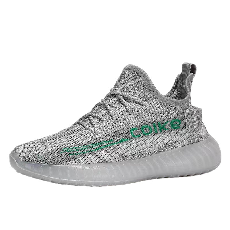 Men S Shoes Summer Breathable Thin Flying Weaving Sports And Leisure Men Mesh Running Daddy Trendy One Piece Dropshipping_voghion.com