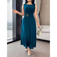 A 80545 Ruched Decor Fashion Dress ����װ��ʱ������ȹ