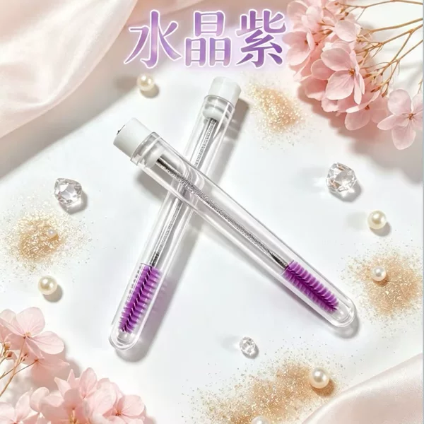 Cross-border eyelash brush, a beauty tool for makeup application, is clean, hygienic, compact, and convenient. It is available for wholesale to beauty salons