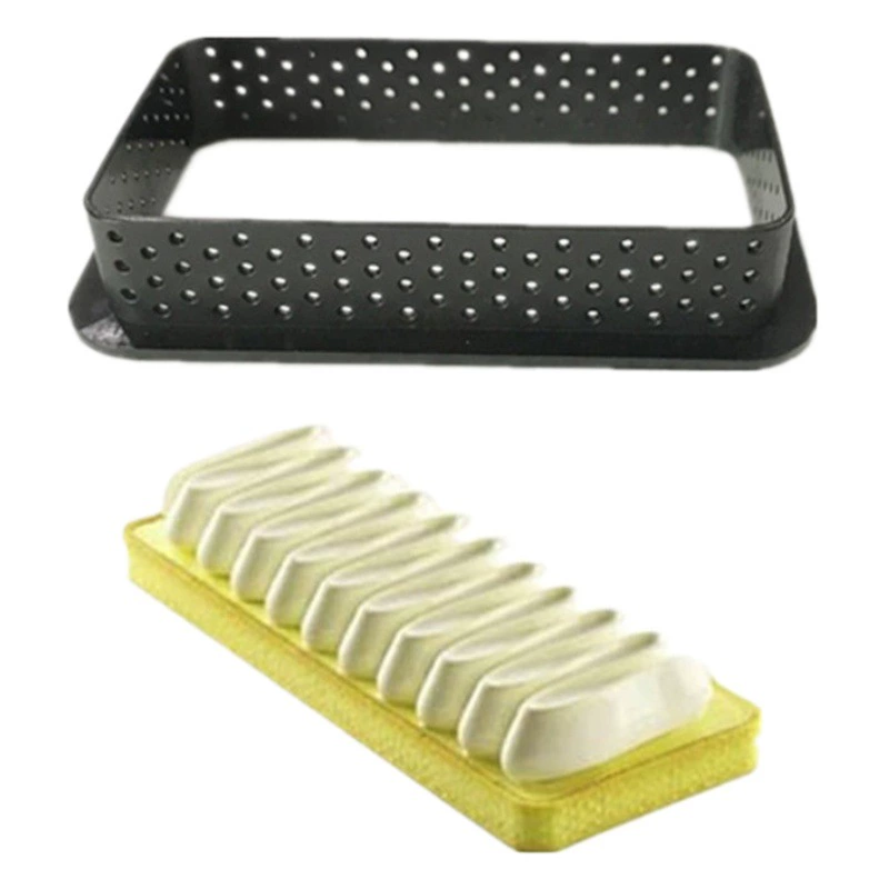 Пластиковый круг для Мусса DIY французский десерт противень для выпечки круглый Квадратный Круг для пирога Инструменты для выпечки торта Форма